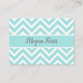 Zickzack Muster Visitenkarte (Vorderseite)