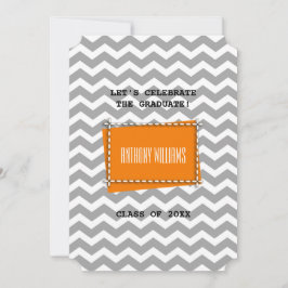 Zickzack Musterbenutzerdefinierungspartei Einladung