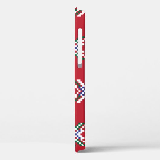 Zickzack, nahtloser Musterkonstrukteur, Case-Mate iPhone Hülle (Rückseite / Links)