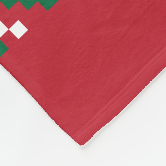 Zickzack, nahtloser Musterkonstrukteur,  Fleecedecke (Ecke)