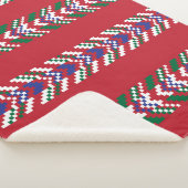 Zickzack, nahtloser Musterkonstrukteur,  Sherpadecke (3/4)