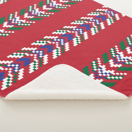 Zickzack, nahtloser Musterkonstrukteur,  Sherpadecke (3/4)