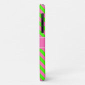 Zickzack Name Monogram Case-Mate iPhone Hülle (Hinten/Links)