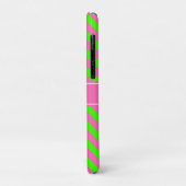 Zickzack Name Monogram Case-Mate iPhone Hülle (Hinten/Links)