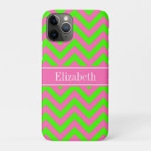 Zickzack Name Monogram Case-Mate iPhone Hülle (Rückseite)