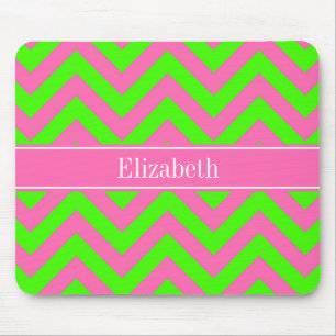 Zickzack Name Monogram Mousepad
