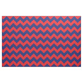 Zickzack | Navy Blue & Red | Typ/Größe | Benutzerd Stoff (Fat Quarter (45,7 x 55,9 cm))