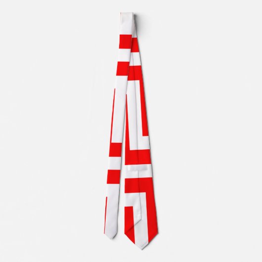Zickzack Neck Tie Krawatte (Rückseite)