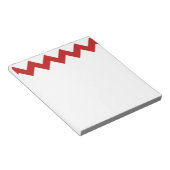 Zickzack Notepad Notizblock (angewinkelt)