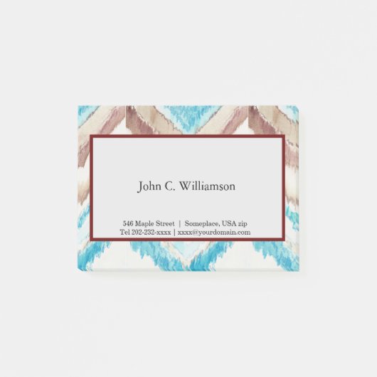 Zickzack Notizen nach dem Ende des Verfahrens gefr (Vorderseite)