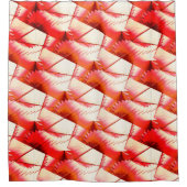 Zickzack- oder Digitalsägen für lebende Korallen,  Duschvorhang (Vorderseite)