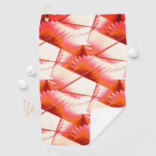 Zickzack- oder Digitalsägen für lebende Korallen,  Golfhandtuch (Insitu)