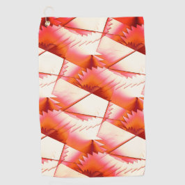 Zickzack- oder Digitalsägen für lebende Korallen,  Golfhandtuch