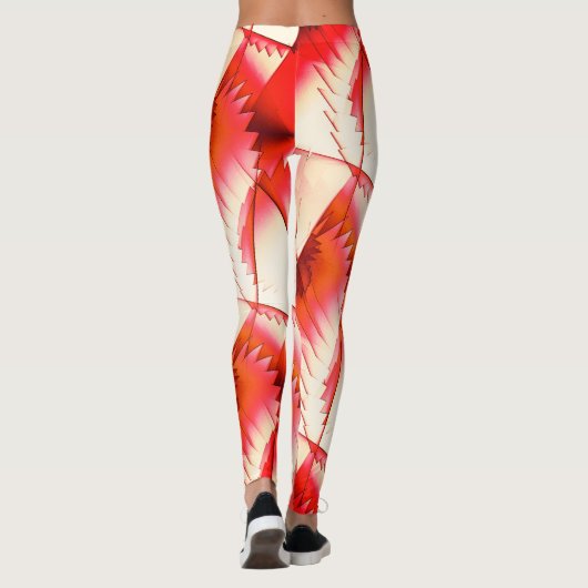 Zickzack- oder Digitalsägen für lebende Korallen,  Leggings (Rückseite)