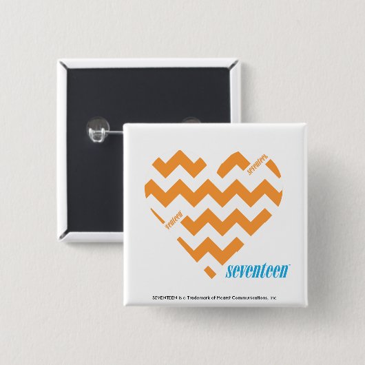 Zickzack-Orange 2 Button (Vorne & Hinten)