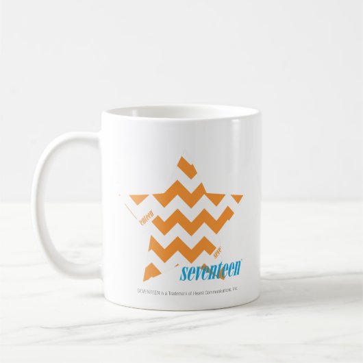 Zickzack-Orange 3 Kaffeetasse (Links)