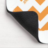 Zickzack-Orange 4 Mousepad (Ecke)