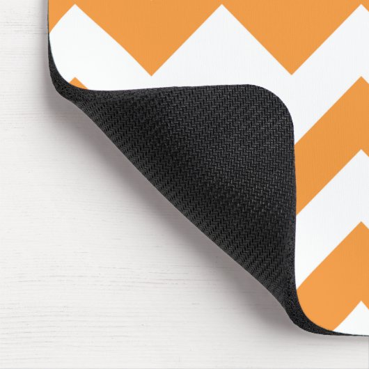 Zickzack-Orange Mousepad (Ecke)