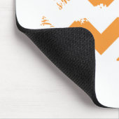 Zickzack-Orange Mousepad (Ecke)