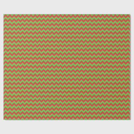 Zickzack Papier für Rot und Grün Geschenkpapier (Flach)
