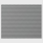 Zickzack Papier für Schwarzweiß und Weiß Geschenkpapier (Flach)