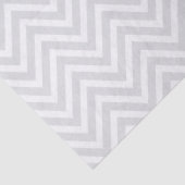 Zickzack Papiertuch, grau und weiß Seidenpapier (Detail)