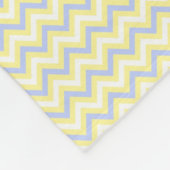 Zickzack Pastellmuster Fleecedecke (Ecke)