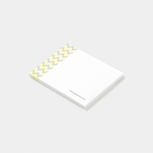 Zickzack Pastellmuster Post-it Klebezettel (angewinkelt)