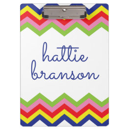 Zickzack Personalisierte Zwischenablage mit mehrer Klemmbrett