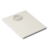 Zickzack Personalisierter Schreibtisch Notepad | B Notizblock (angewinkelt)