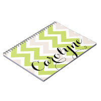 Zickzack | Personalisiertes Notebook