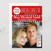 Zickzack PERSONALISIERUNG Einladung (Vorne/Hinten)