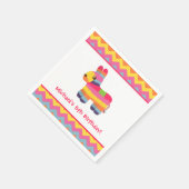 Zickzack Pinata Mexican Fiesta Kinder Party Napkin Serviette (Ecke)