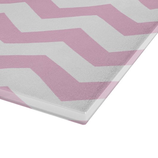 Zickzack Pink-Cutting-Board Schneidebrett (Ecke)