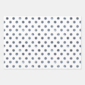 Zickzack Polka Dots Wrapping Paper Set 3 Geschenkpapier Set (Vorderseite 3)