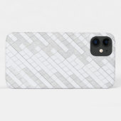 Zickzack Quadrate in grau... Case-Mate iPhone Hülle (Rückseite (Horizontal))