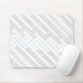 Zickzack Quadrate in grau... Mousepad (Mit Mouse)