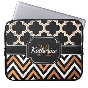 Zickzack & Quatrefolie Laptopschutzhülle