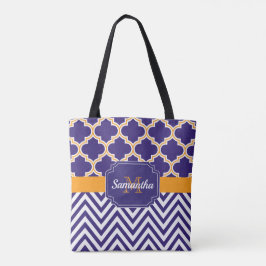 Zickzack & Quatrefolie Tasche