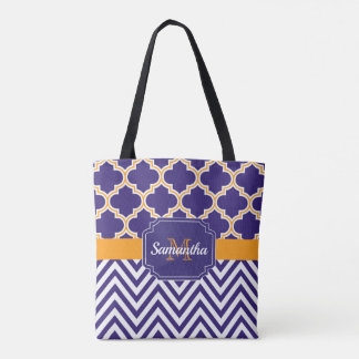 Zickzack & Quatrefolie Tasche