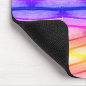 Zickzack Rainbow-Mauspad Mousepad (Ecke)