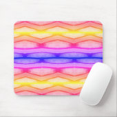 Zickzack Rainbow-Mauspad Mousepad (Mit Mouse)