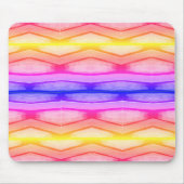 Zickzack Rainbow-Mauspad Mousepad (Vorne)