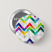 Zickzack Regenbogen Button (Vorne & Hinten)