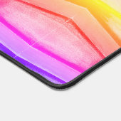 Zickzack Regenbogen Schreibtischunterlage (Ecke)