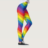Zickzack Regenbogen Zigzag Leggings (Rechts)