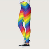 Zickzack Regenbogen Zigzag Leggings (Links)