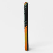 Zickzack Retro Zigzag Kunstgewerbe Case-Mate iPhone Hülle (Hinten/Links)