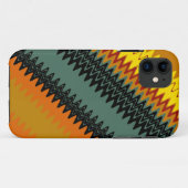 Zickzack Retro Zigzag Kunstgewerbe Case-Mate iPhone Hülle (Rückseite (Horizontal))