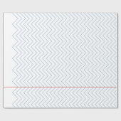 Zickzack Rollenpapier - Wrapping Paper Geschenkpapier (Flach)